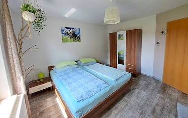 Foto: Wohnung 'Kuh Bella' - das Schlafzimmer