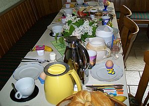 Guten Appetit! Foto: Frühstückstisch