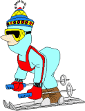 Cartoon: Skifahrer